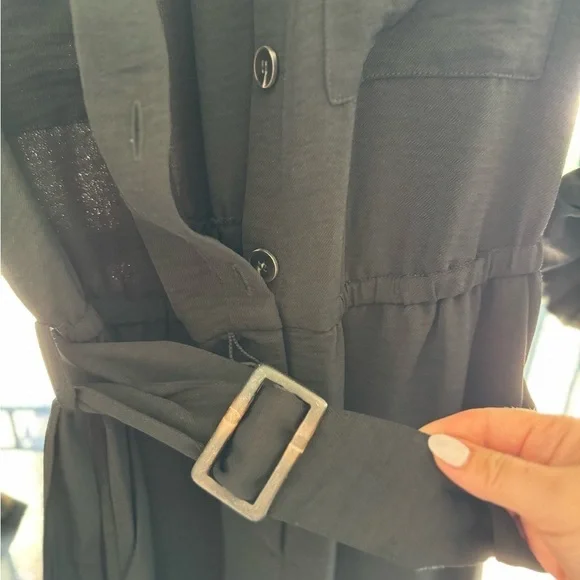 NWT VINCE CAMUTO jumpsuit, rich black (size 6) - Picture 6 of 6